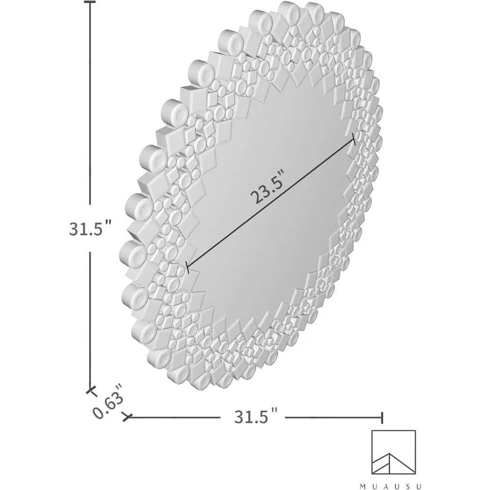 Round Decorative Wall Mirror - Gorgeous Luxury Mirrors for Bedroom