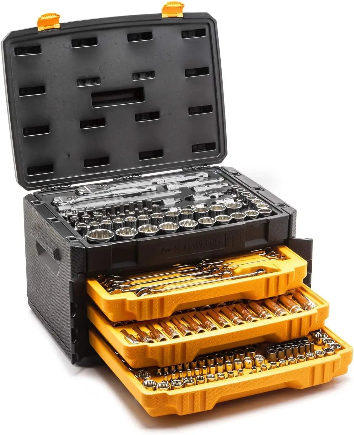 243 Pc. 12 Pt. Mechanics Tool Set in 3 Drawer Storage Box - 80972