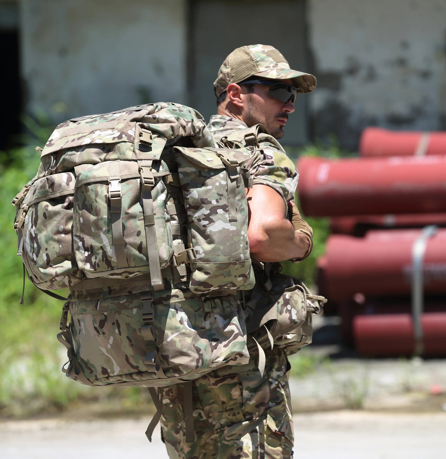MT Military Rucksack Tactical Assault Backpack Hydration System Large Capacity
