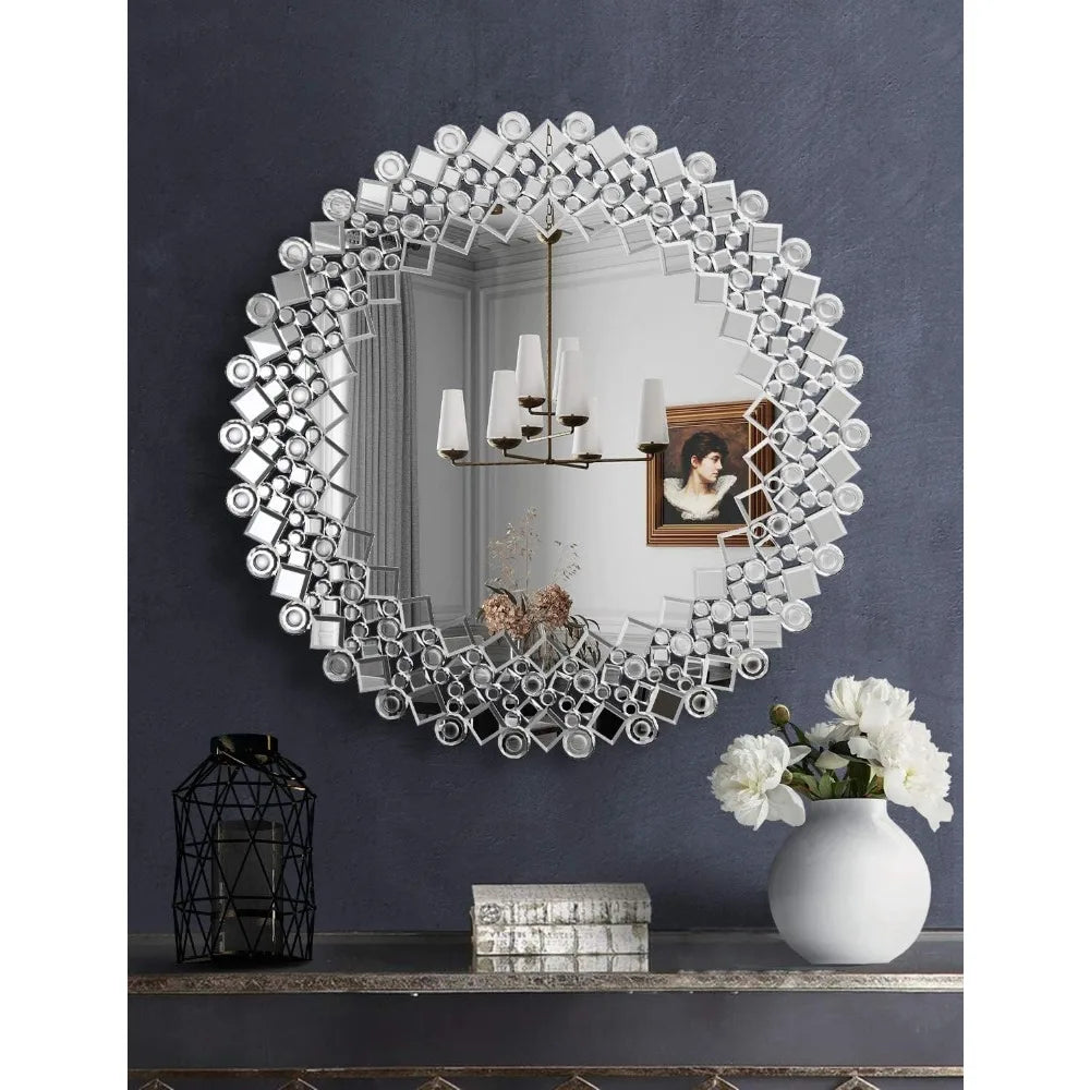 Round Decorative Wall Mirror - Gorgeous Luxury Mirrors for Bedroom