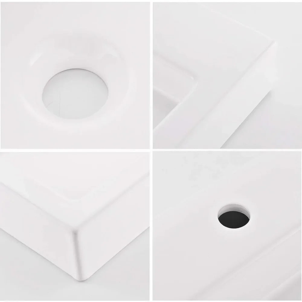 Washbasin Bathroom Sinks Rectangle Modern Vanity Lavatory Sink