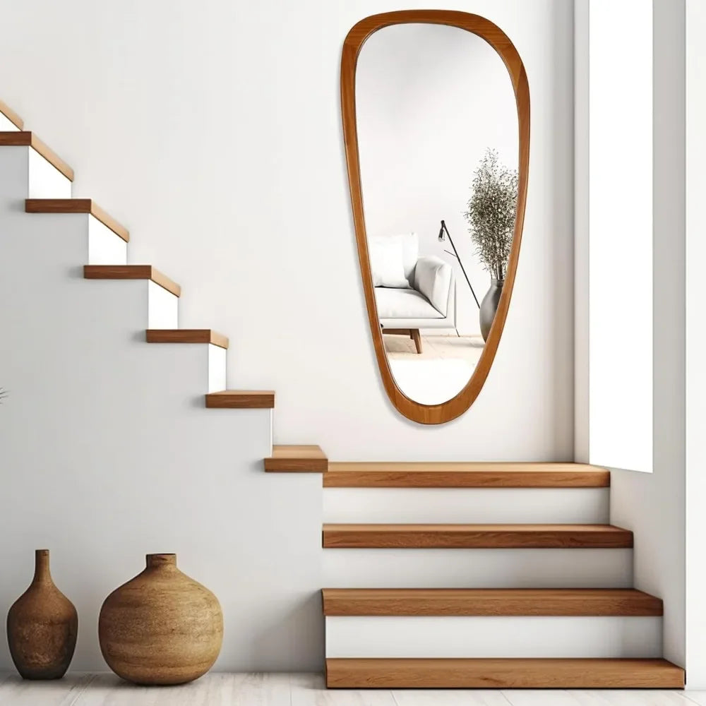 Irregular Mirror Full Length, Boho Wall Mirrors Decorative