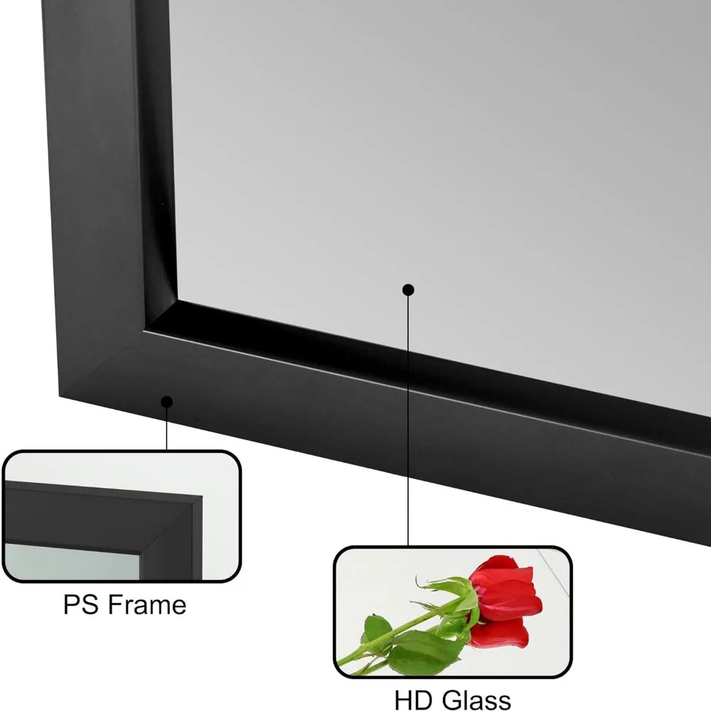 Full Length Door Mirror 43"x16" Large Rectangle