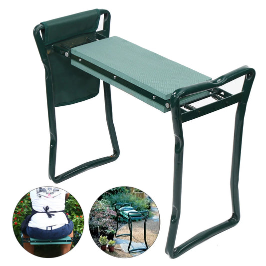 Folding Garden Kneeler Seat Kneeling Bench