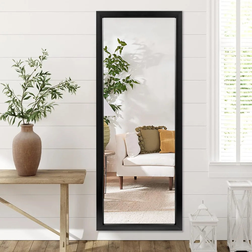 Full Length Door Mirror 43"x16" Large Rectangle