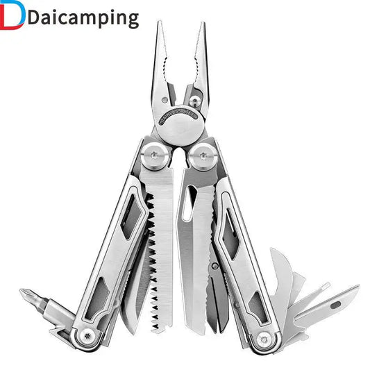 Extra Cutter Scissors Saw Clamp Multi Tools / Clip Pliers Folding Knife Multitools