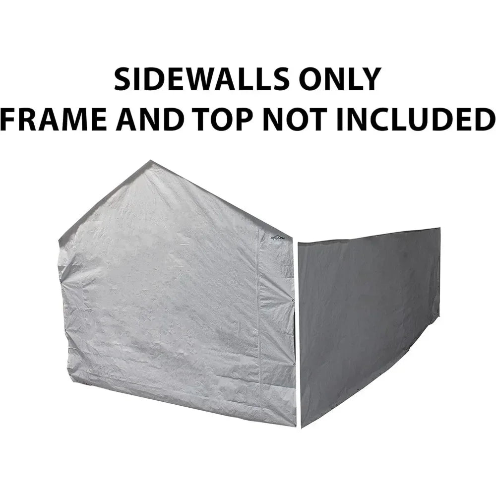 White (Excludes Top & Frame) Carport Caravan Roof Sidewall Kit