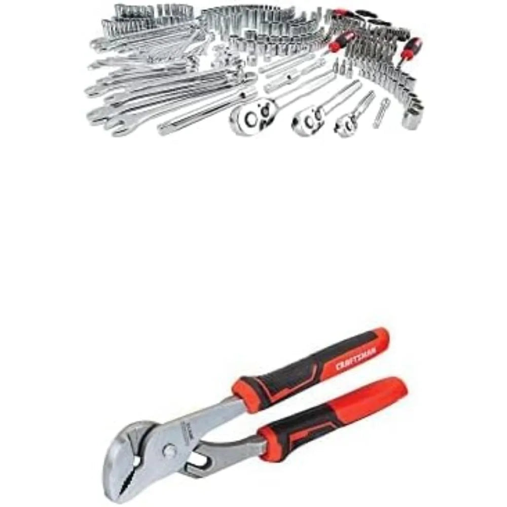 CRAFTSMAN Mechanic Tool Set, 1/4 in, 3/8 in, and 1/2 in Drive, Includes Ratchets, Sockets, Hex Keys and Wrenches, 308 Pieces