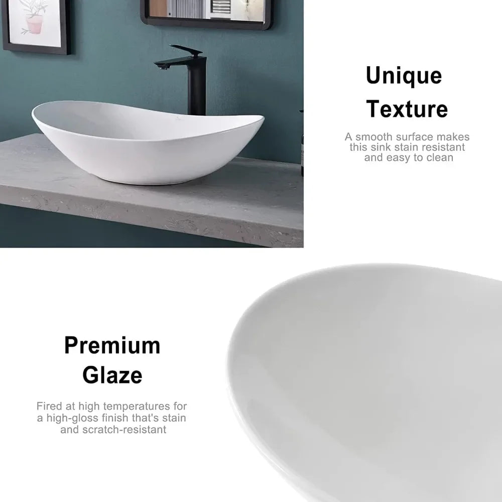 Washbasin Bathroom Washbasins Oval Sink Bowls for Bathroom Sink