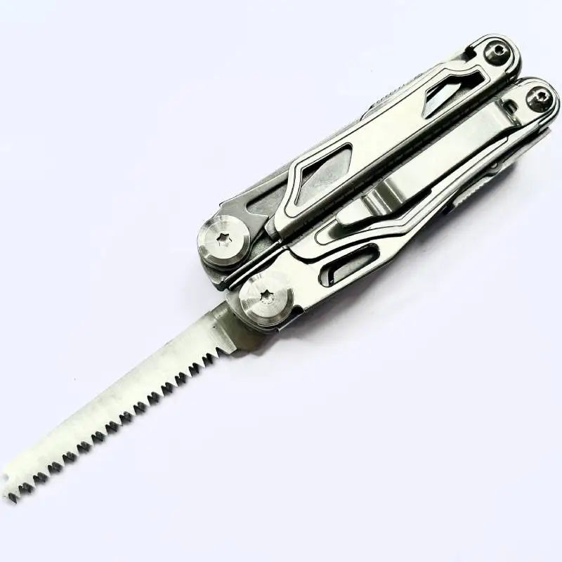 Extra Cutter Scissors Saw Clamp Multi Tools / Clip Pliers Folding Knife Multitools